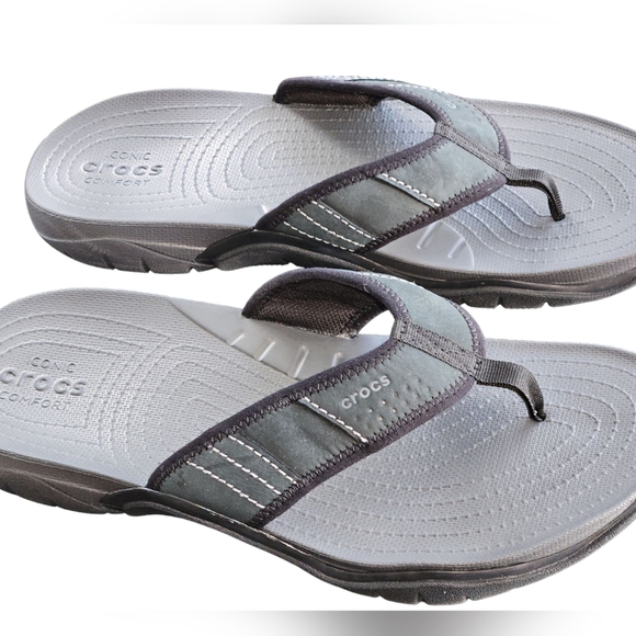 CROCS Other - CROCS Black Sandals With Durable Soles Men 12